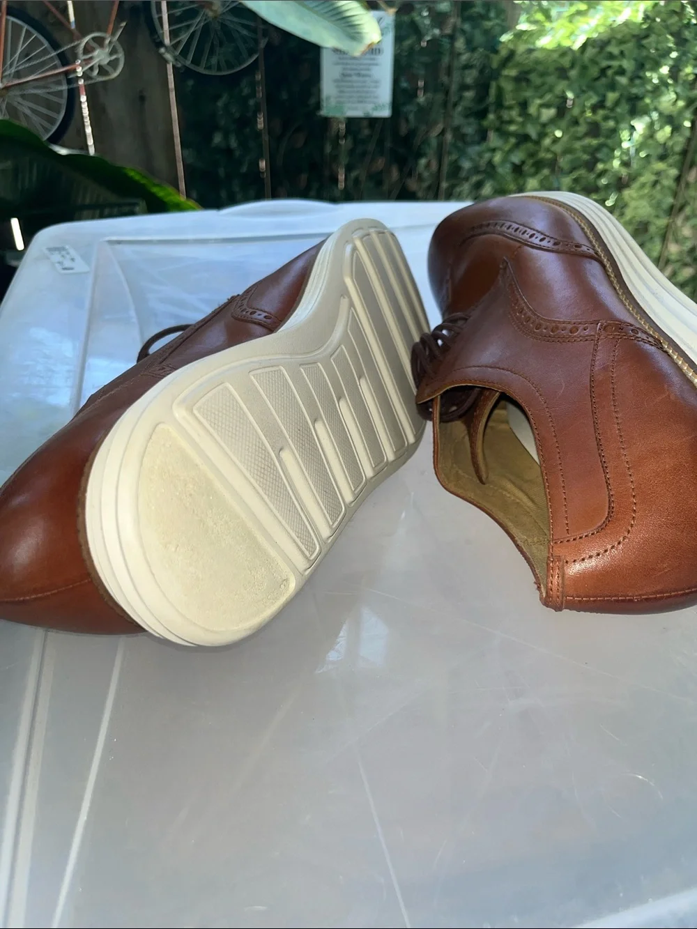 Cole Haan Men's Brown Wingtip Dress Shoes - Unbranded